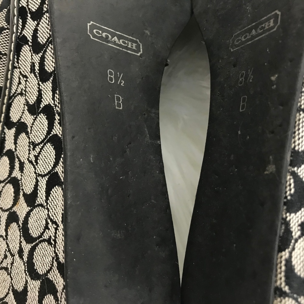 Coach Signature Connie Black Wedge Platform Shoe - Picture 6 of 7